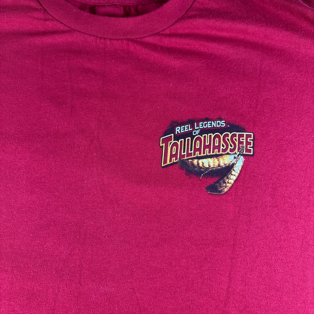 Reel Legends Red Cotton T-Shirt